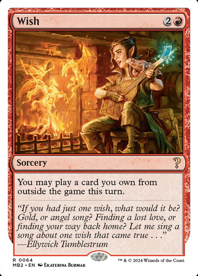 Wish, Mystery Booster 2 Card Art