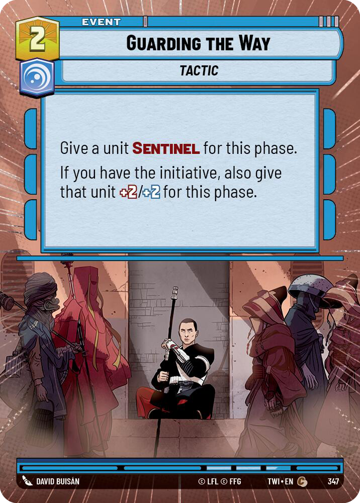 Guarding the Way, Twilight of the Republic Card Art