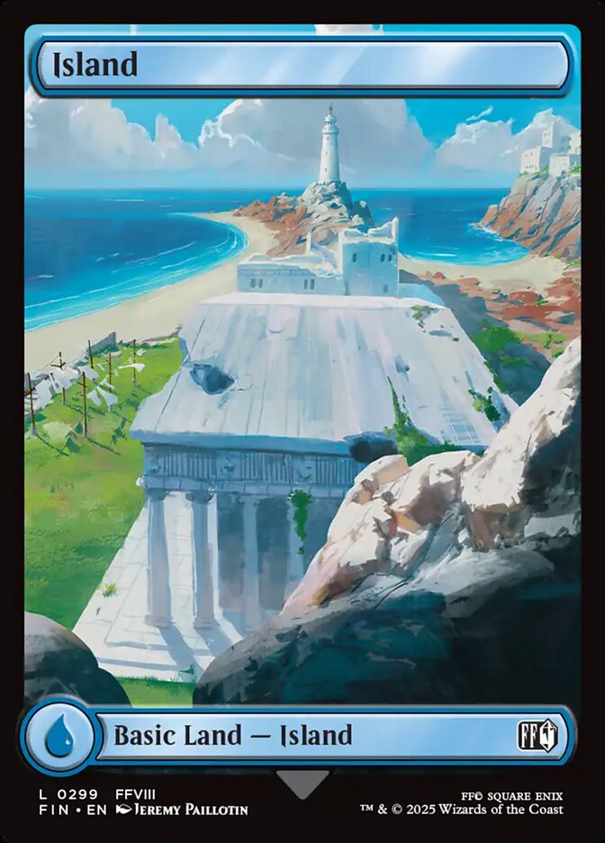 Island, Final fantasy Card Art