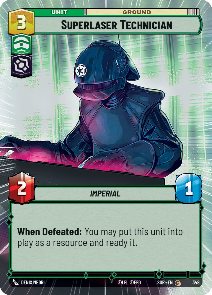 Superlaser Technician - Hyperspace Foil