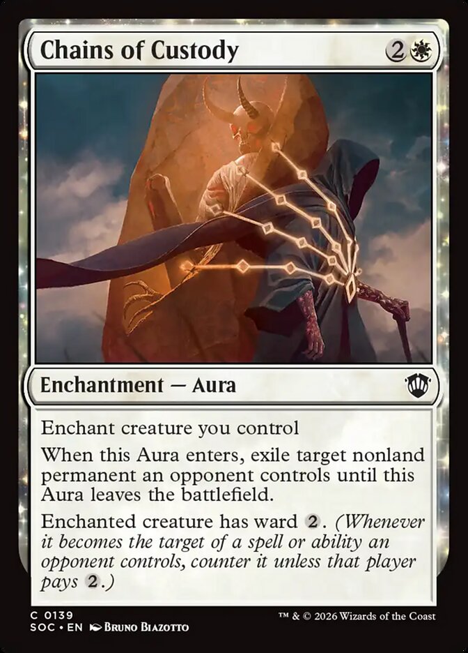 Chains of Custody, Secrets Of Strixhaven Commander Card Art