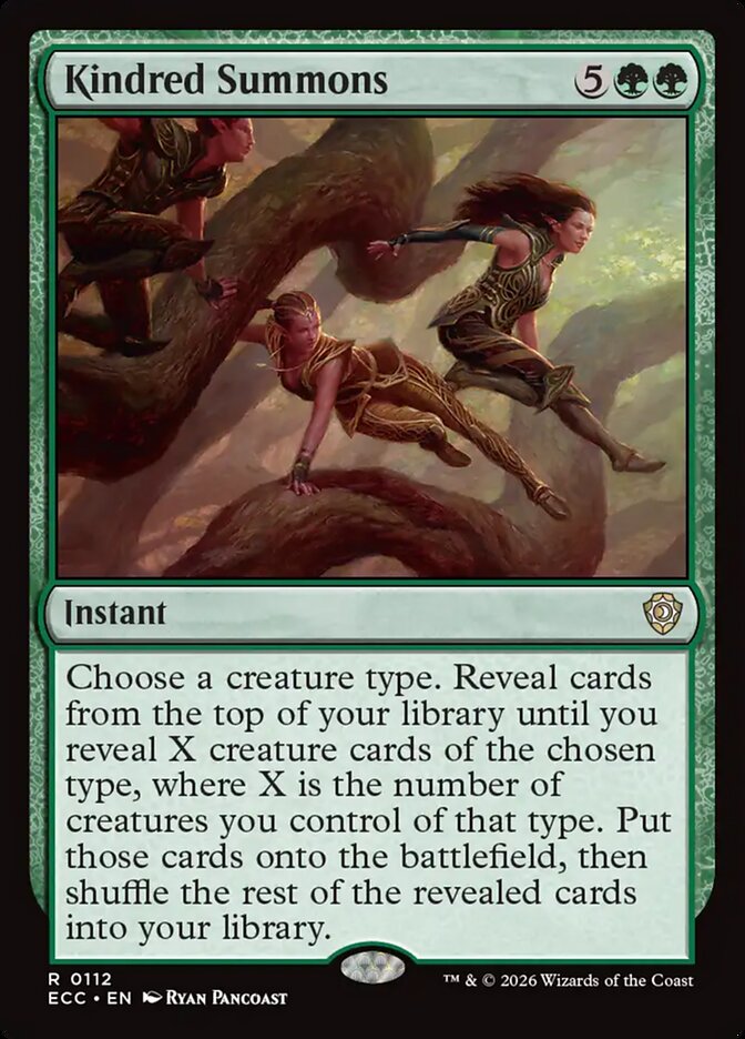 Kindred Summons, Lorwyn Eclipsed Commander Card Art