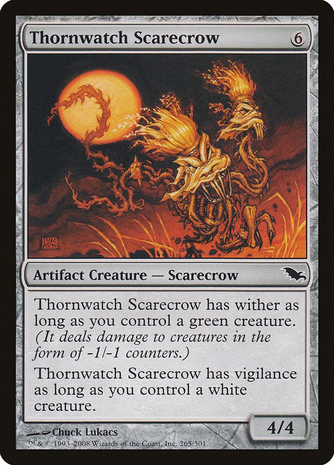 Thornwatch Scarecrow, Shadowmoor Card Art