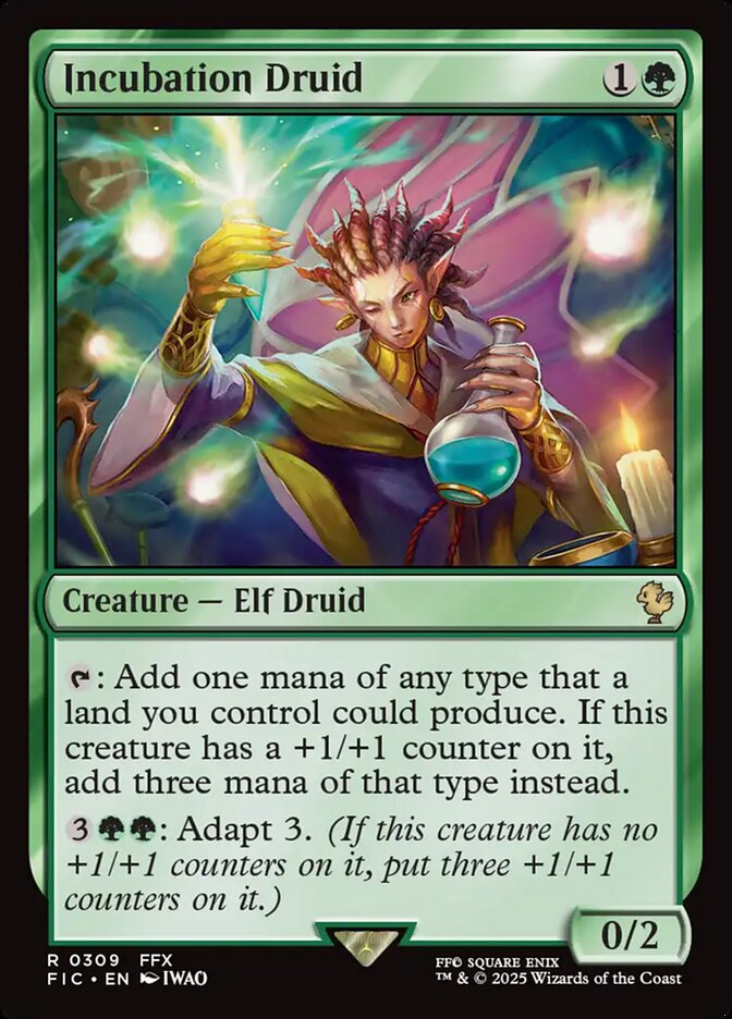 Incubation Druid, Final fantasy commander Card Art