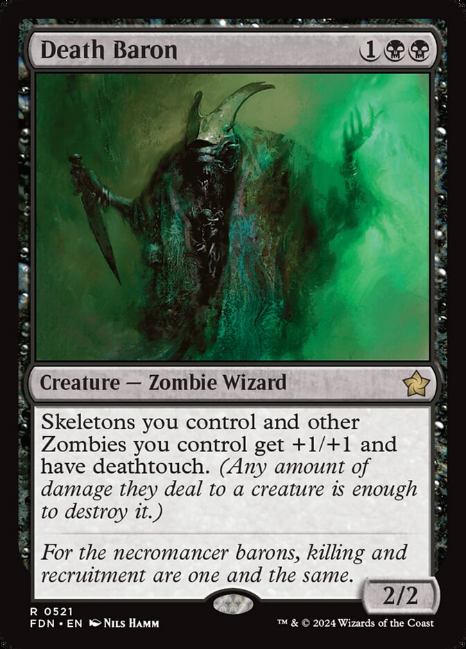 Death Baron, Foundations Card Art