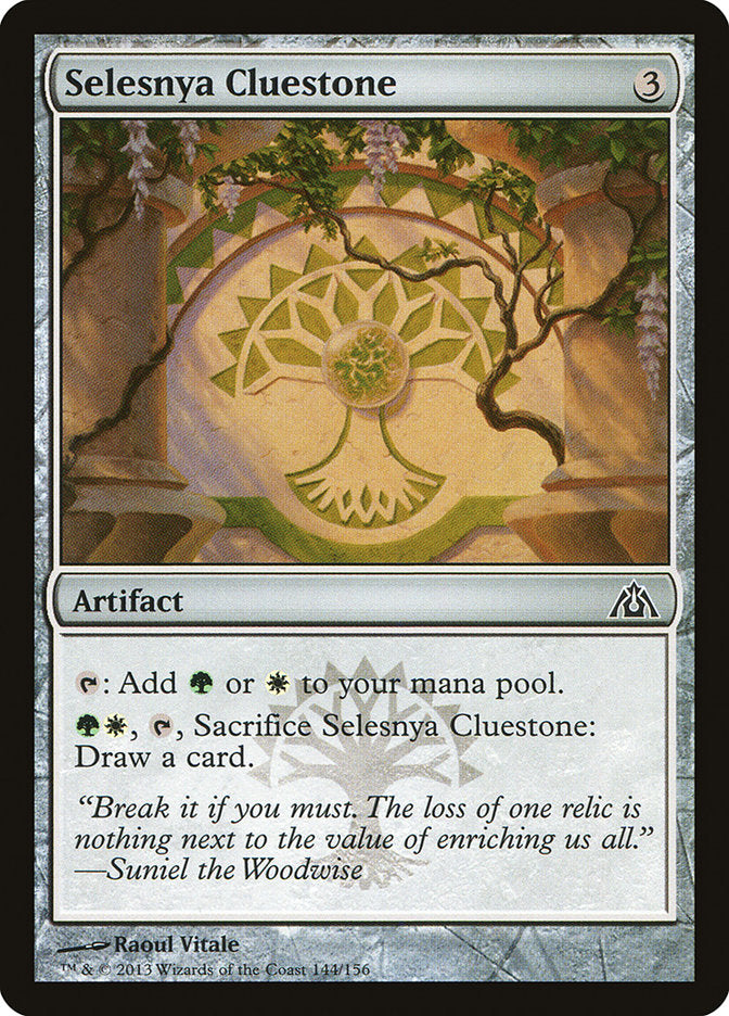 Selesnya Cluestone, Dragon's maze Card Art