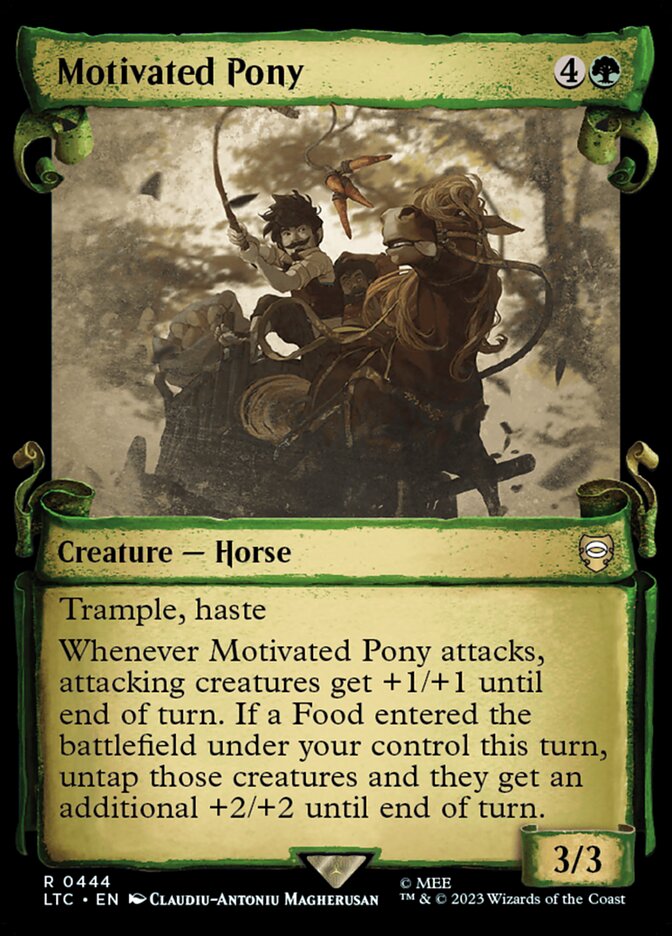 Motivated Pony, Tales Of Middle-Earth Commander Card Art