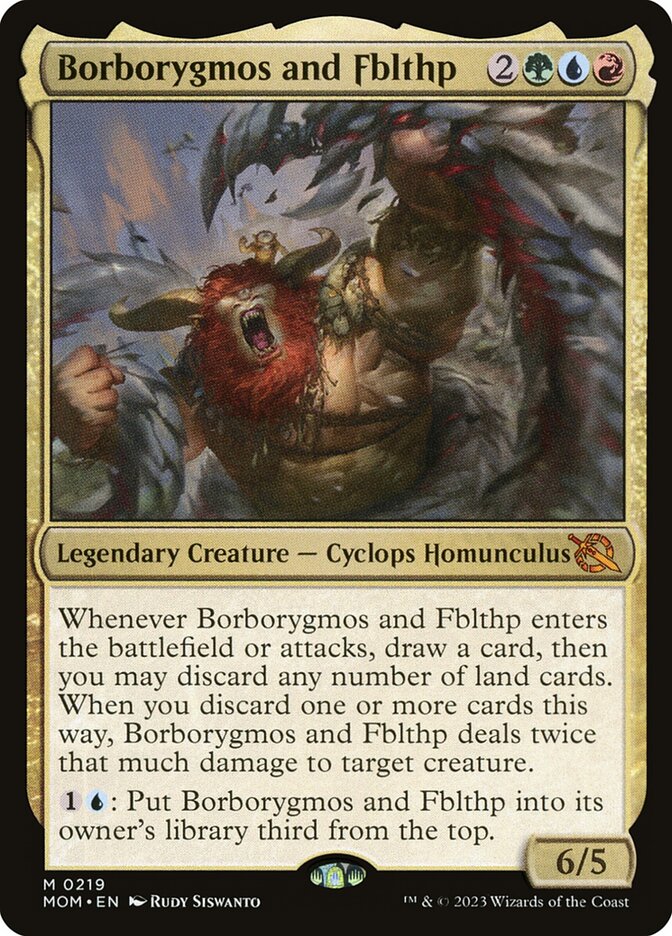 Borborygmos and Fblthp, March Of The Machine Card Art