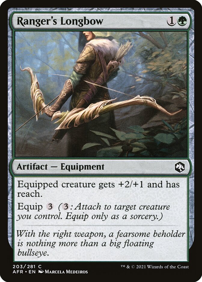 Ranger's Longbow, Adventures in the forgotten realms Card Art
