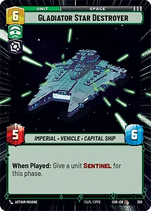 Gladiator Star Destroyer - Hyperspace Foil
