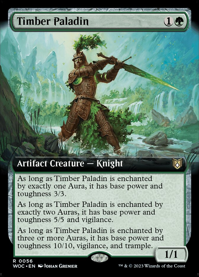 Timber Paladin, Wilds Of Eldraine Commander Card Art