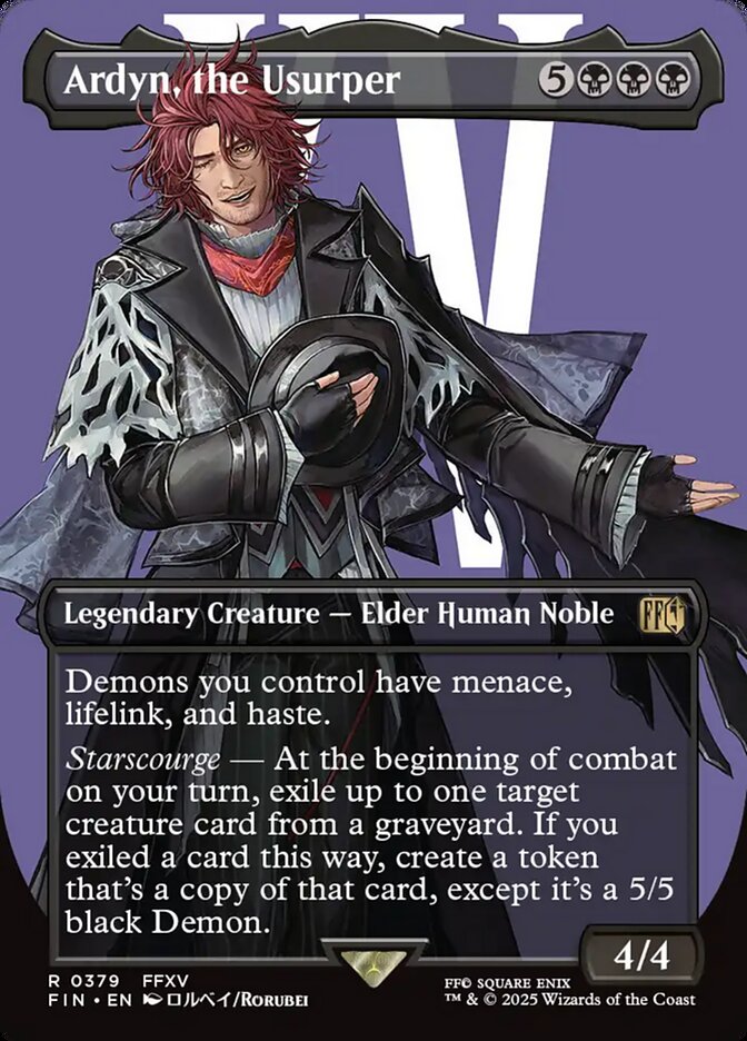 Ardyn, the Usurper, Final fantasy Card Art