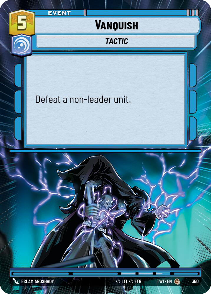 Vanquish, Twilight of the Republic Card Art