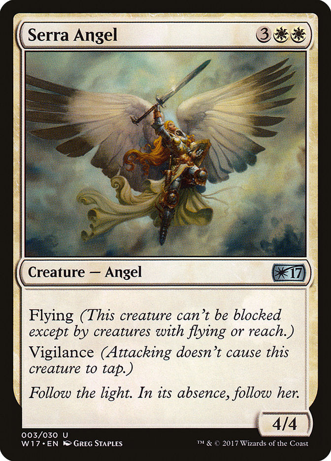 Serra Angel, Welcome deck 2017 Card Art
