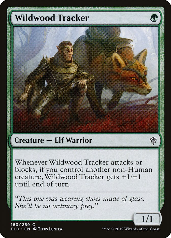 Wildwood Tracker, Throne of eldraine Card Art