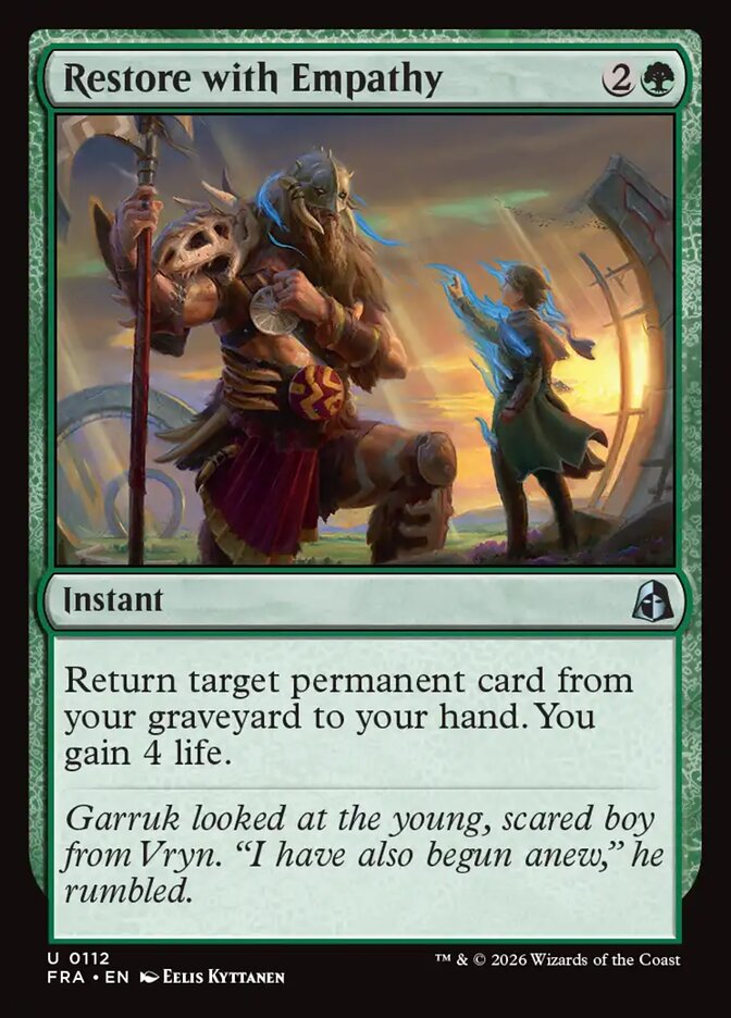 Restore with Empathy, Reality Fracture Card Art