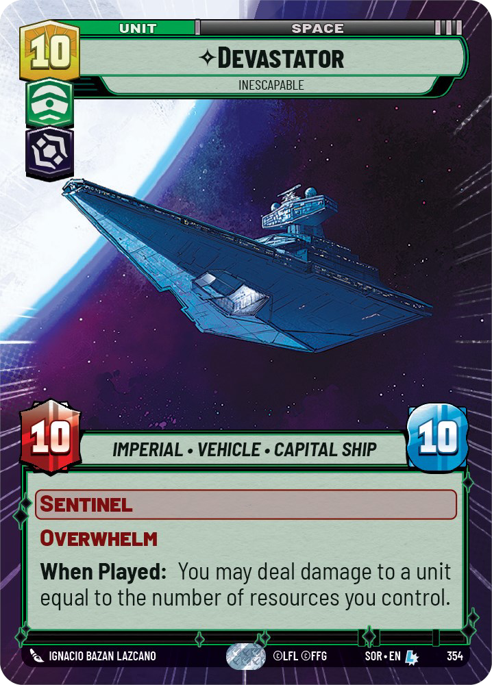 Devastator, Inescapable, Spark of Rebellion Card Art