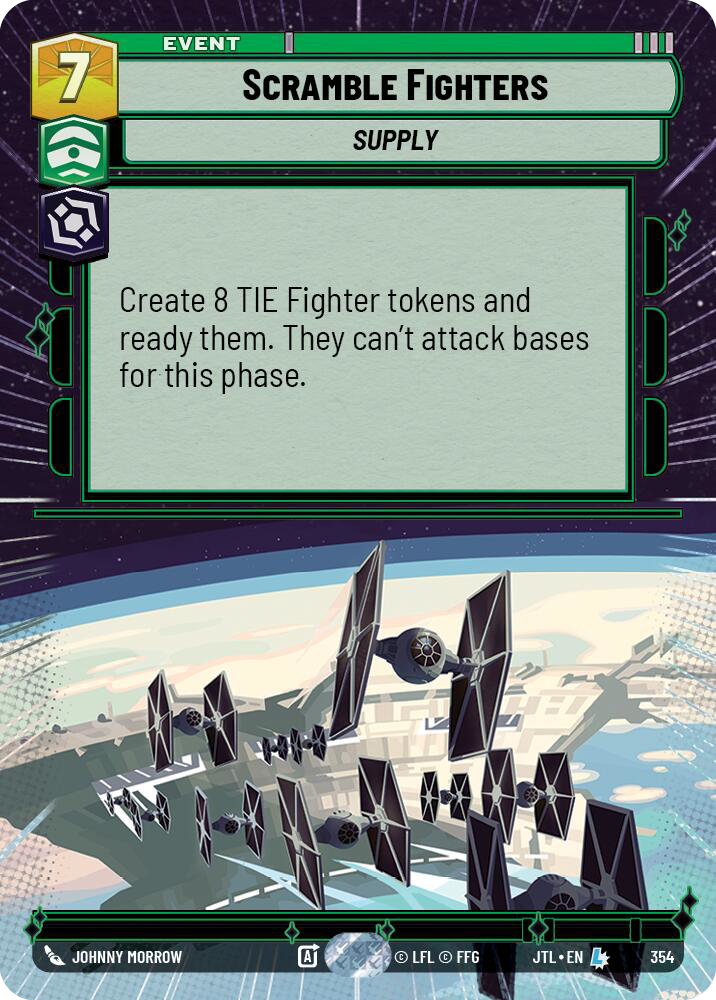 Scramble Fighters, Jump to Lightspeed Card Art