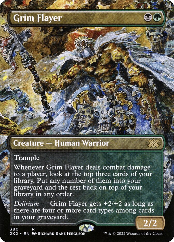 Grim Flayer, Double masters 2022 Card Art