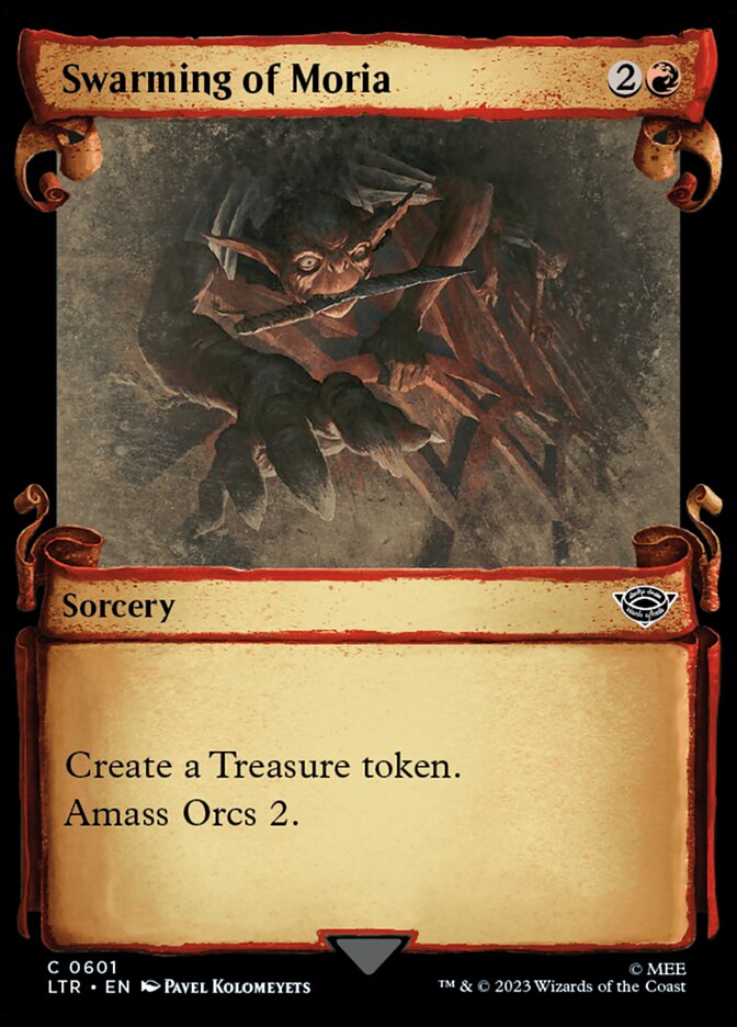 Swarming of Moria, The lord of the rings: tales of middle-earth Card Art