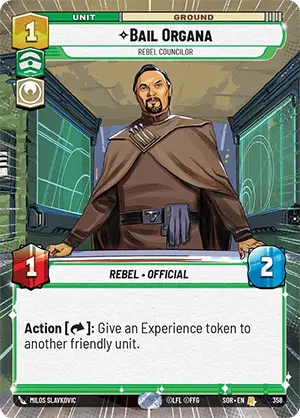 Bail Organa, Rebel Councilor - Hyperspace