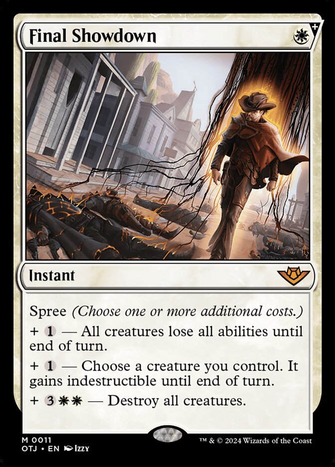 Final Showdown, Outlaws of thunder junction Card Art