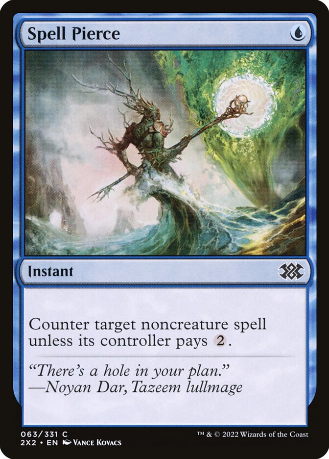 Spell Pierce, Double Masters 2022 Card Art