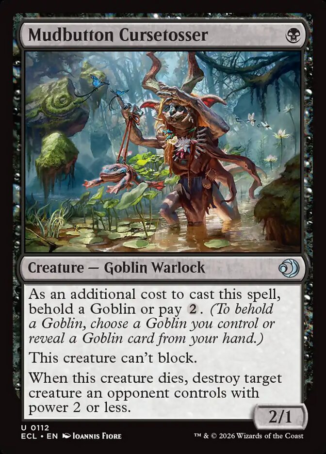 Mudbutton Cursetosser, Lorwyn Eclipsed Card Art