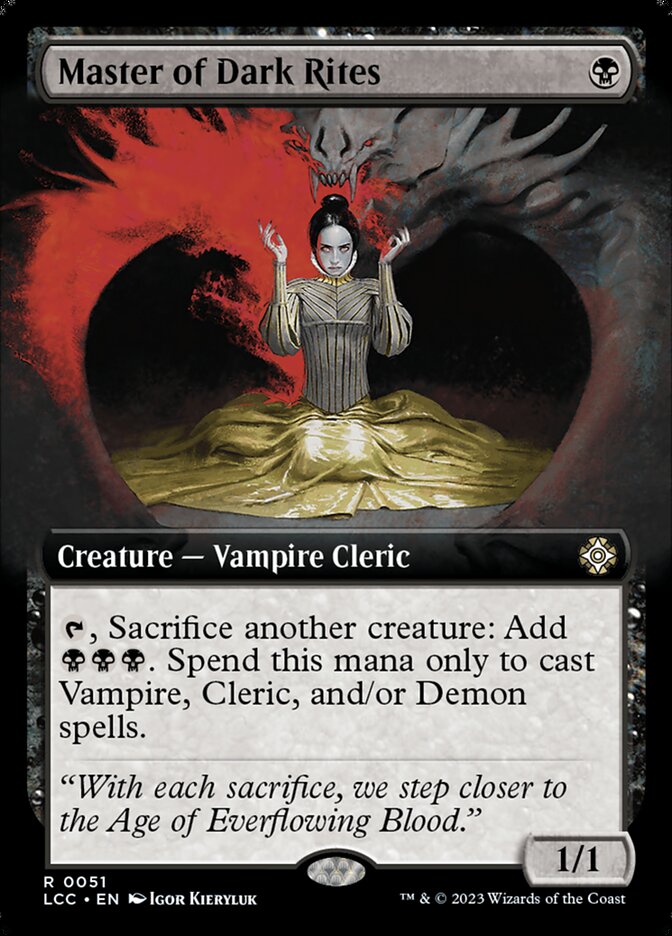 Master of Dark Rites, The Lost Caverns Of Ixalan Commander Card Art