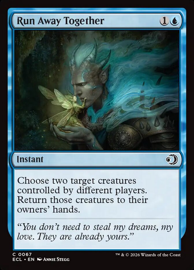 Run Away Together, Lorwyn Eclipsed Card Art