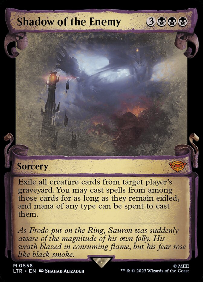 Shadow of the Enemy, The Lord Of The Rings: Tales Of Middle-Earth Card Art