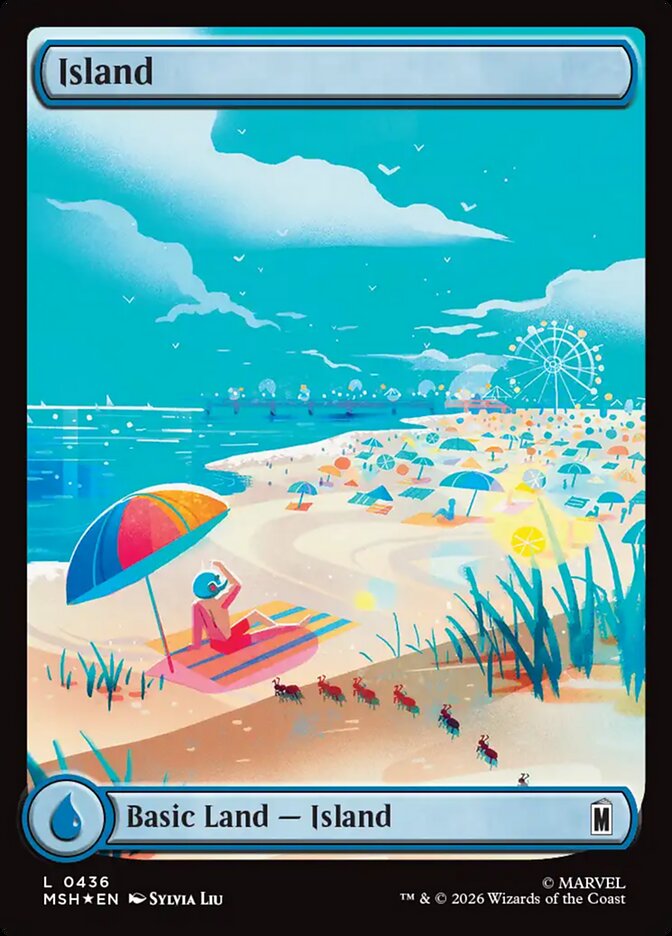 Island, Marvel Super Heroes Card Art