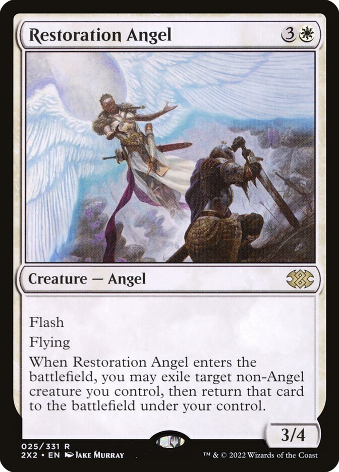 Restoration Angel, Double masters 2022 Card Art