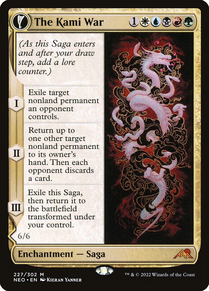 The Kami War // O-Kagachi Made Manifest, Kamigawa: Neon Dynasty Card Art