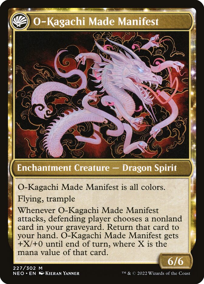 The Kami War // O-Kagachi Made Manifest, Kamigawa: Neon Dynasty Card Art