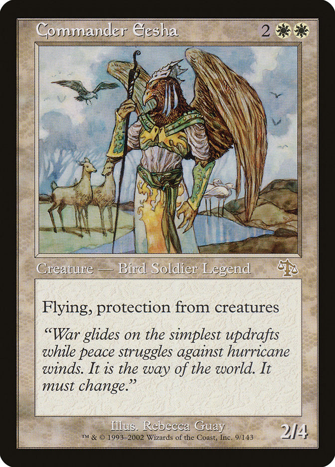 Commander Eesha, Judgment Card Art