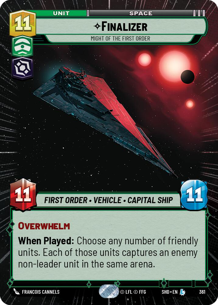 Finalizer, Might of the First Order - Hyperspace Foil