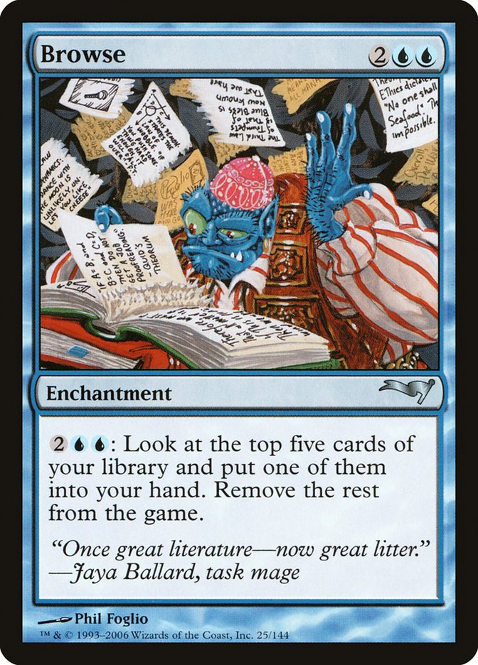 Browse, Coldsnap Theme Decks Card Art