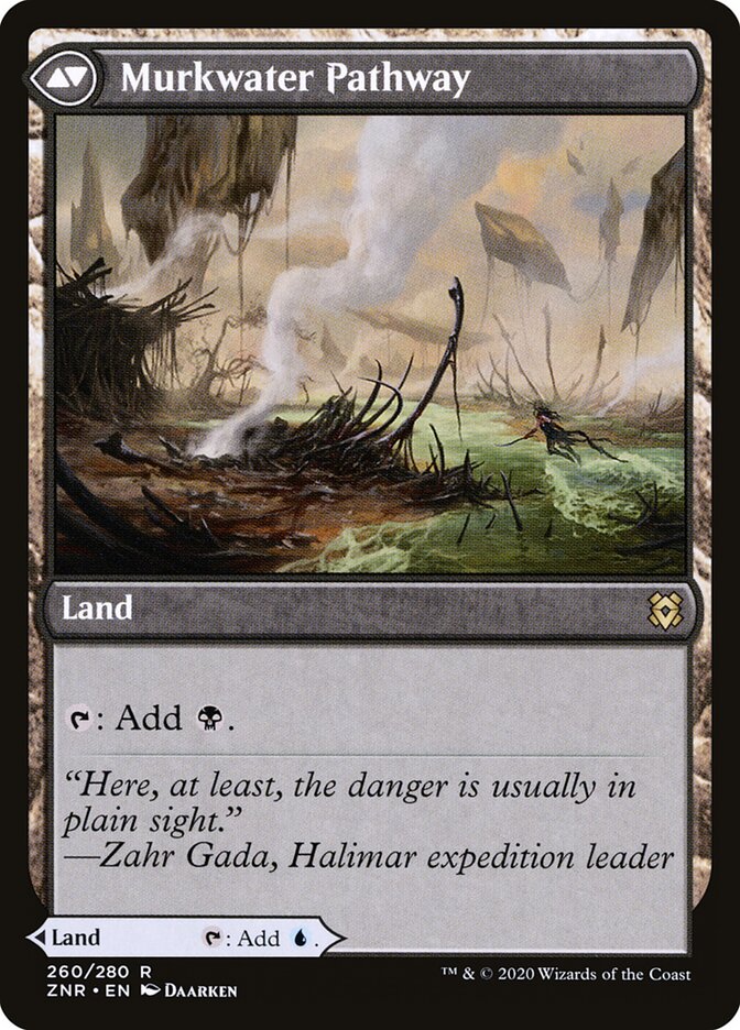 Clearwater Pathway // Murkwater Pathway, The list Card Art