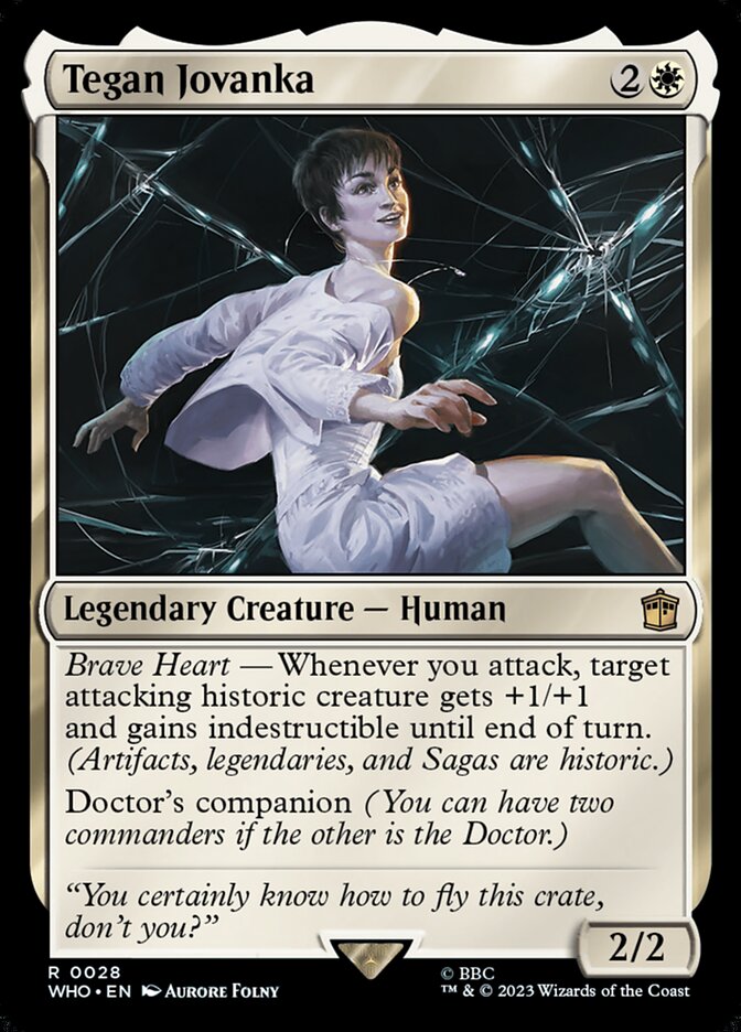 Tegan Jovanka, Doctor Who Card Art