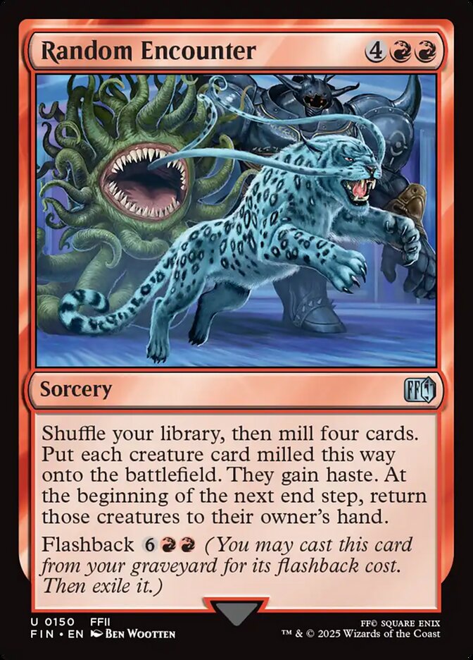 Random Encounter, Final fantasy Card Art
