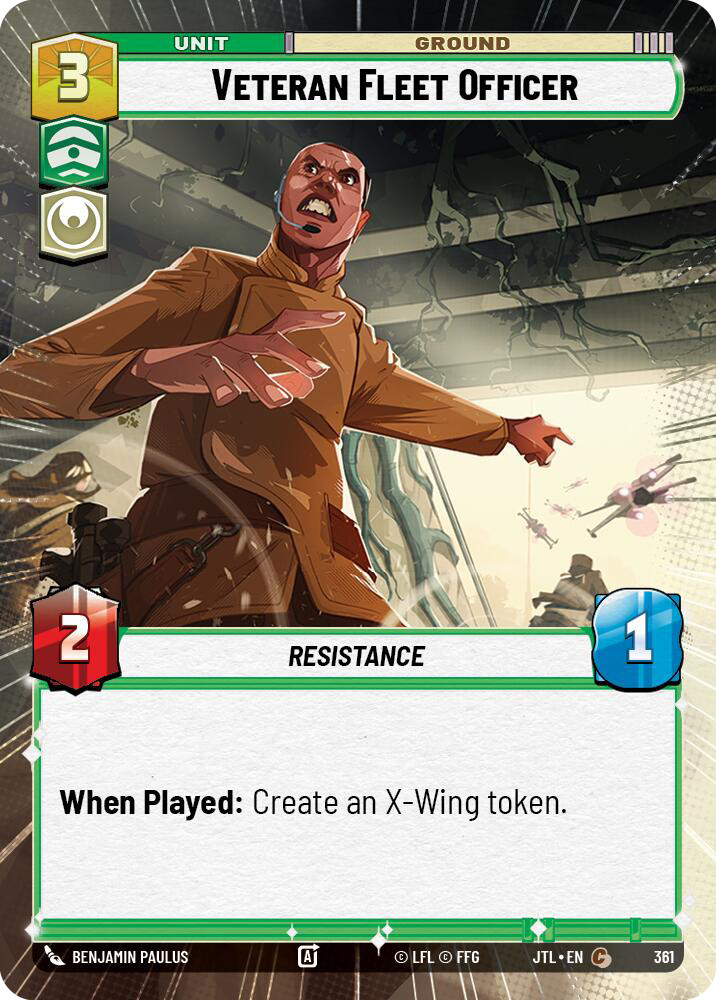 Veteran Fleet Officer, Jump to Lightspeed Card Art
