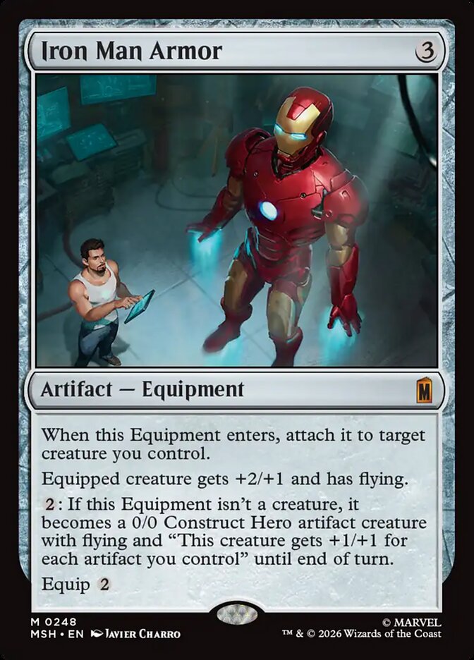 Iron Man Armor, Marvel Super Heroes Card Art