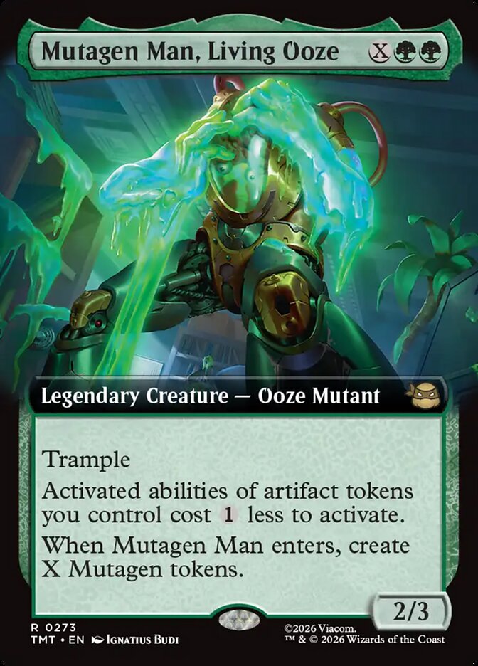 Mutagen Man, Living Ooze, Teenage Mutant Ninja Turtles Card Art