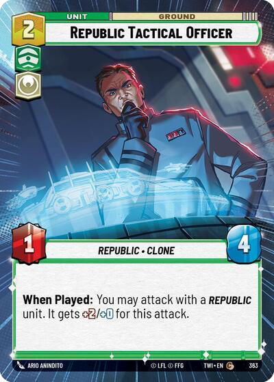 Republic Tactical Officer, Twilight of the Republic Card Art