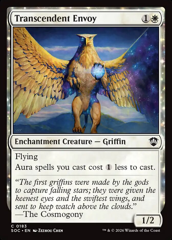 Transcendent Envoy, Secrets Of Strixhaven Commander Card Art