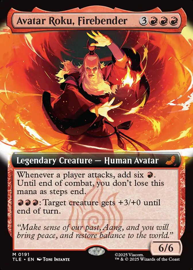 Avatar Roku, Firebender, Avatar: The Last Airbender Eternal Card Art