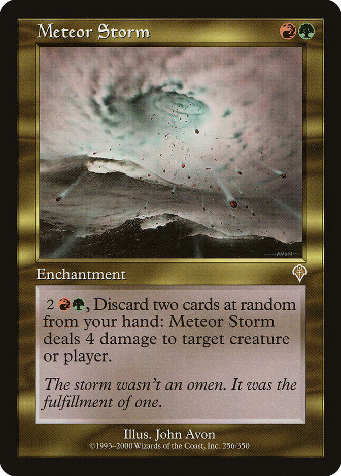 Meteor Storm, Invasion Card Art