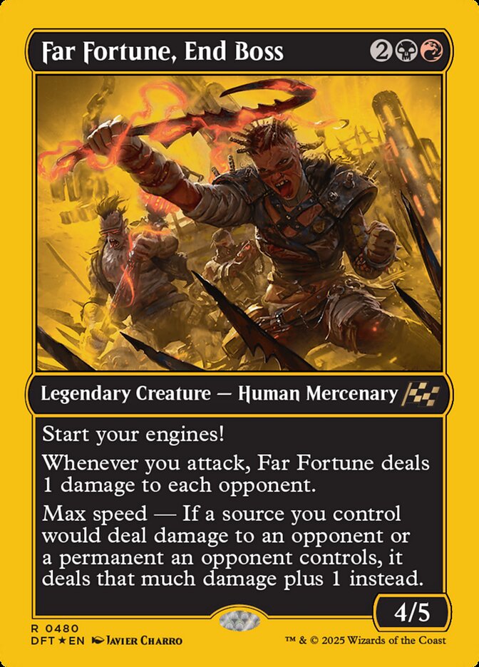 Far Fortune, End Boss, Aetherdrift Card Art