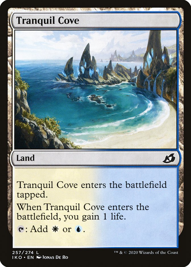 Tranquil Cove, Ikoria: Lair Of Behemoths Card Art